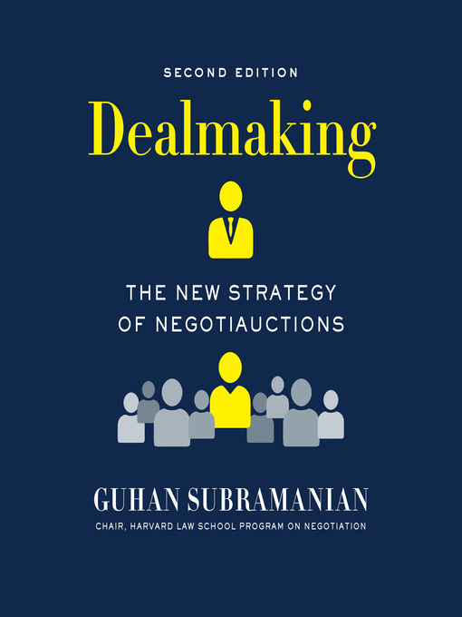 Title details for Dealmaking by Guhan Subramanian - Wait list